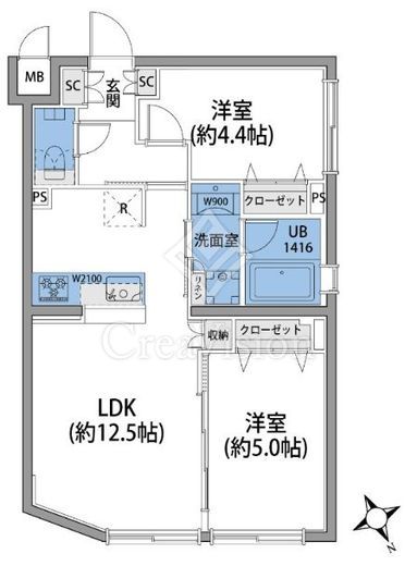 ルネサンスコート桜新町 間取り図