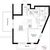 プレアス中野新井 1LDK 間取り図