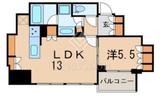 クラッシィスイート・ジオ東麻布 間取り図