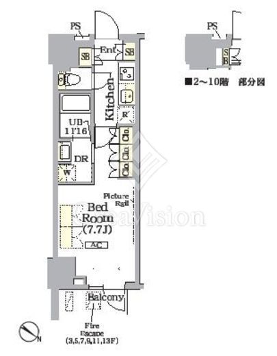 ARKMARK巣鴨COURT (アークマーク巣鴨コート) 間取り図