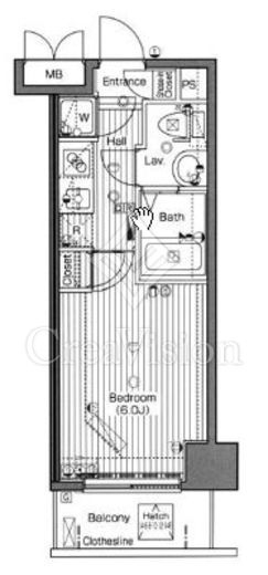 グランド・ガーラ南麻布 間取り図