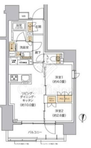 リビオメゾン東池袋 間取り図