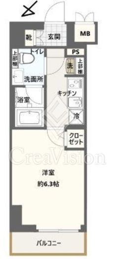 クレストタップ新横浜 間取り図