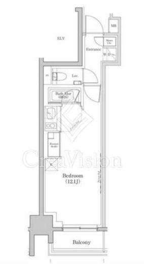 ザ・パークハビオ日本橋三越前 間取り図
