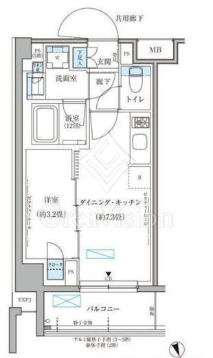 パークアクシス文京本郷 間取り図