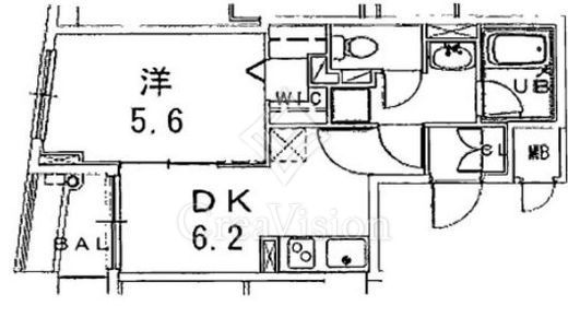 銀座レジデンス伍番館 間取り図