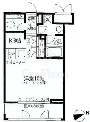 コンフォート白金台 間取り図