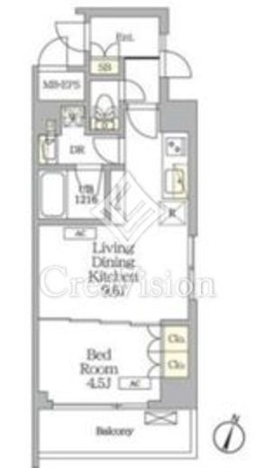 AIFLAT明大前 1LDK　間取り図