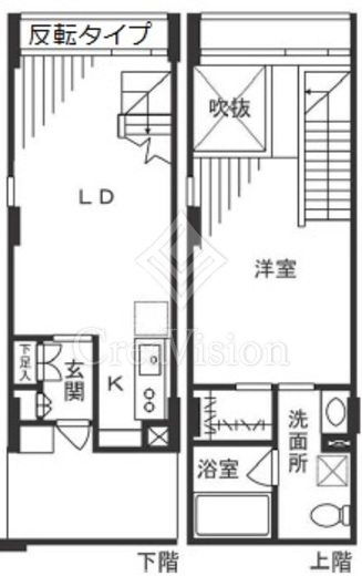 KDXレジデンス自由が丘 1LDK　間取り図