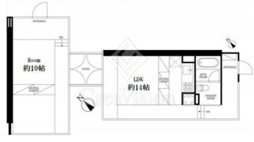 G-FLAT 1LDK　間取り図