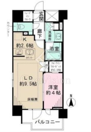 ベリスタ神楽坂 間取り図