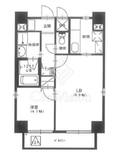 アピス渋谷神南 間取り図