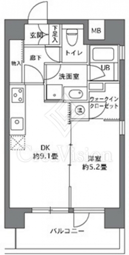 エルスタンザ白金台 間取り図