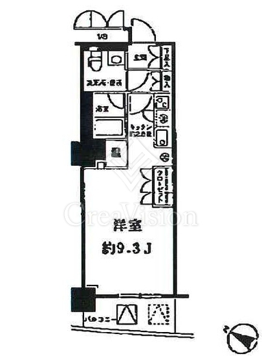 ストーリア品川 間取り図