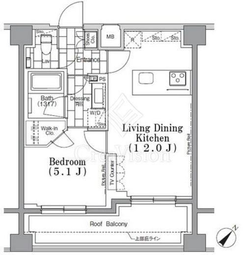 ONE ROOF FLAT TSUKISHIMA (ワンルーフフラット月島) 812