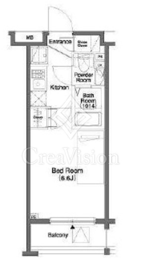 パークキューブ笹塚 間取り　画像