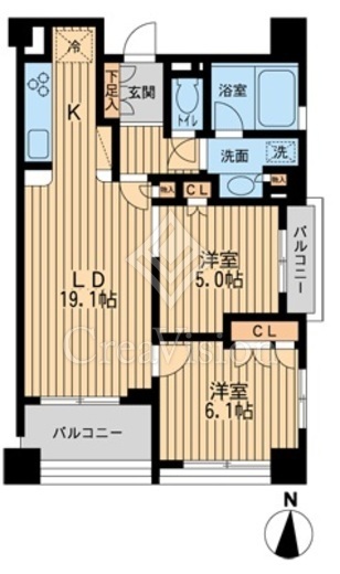プロスペクト森下 間取り図