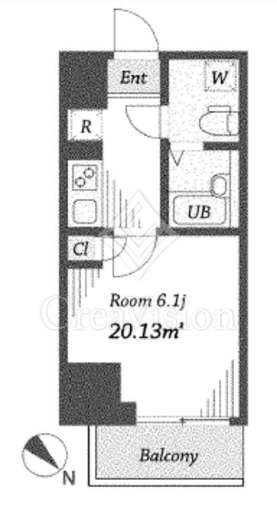 ダイヤモンドタワー西小山 間取り図