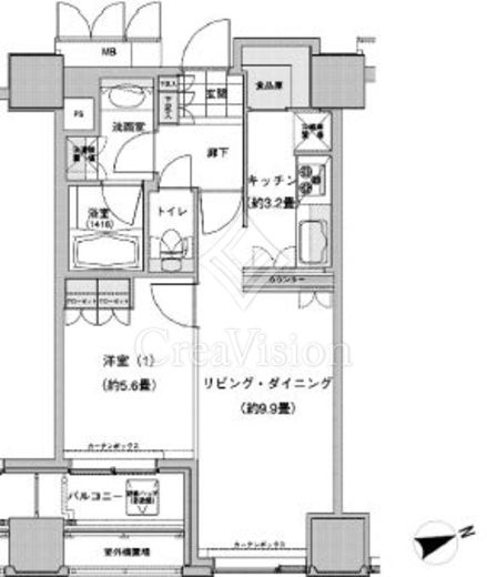 ウエストパークタワー池袋 1LDK　画像