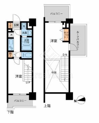 プライマル浅草橋 間取り図