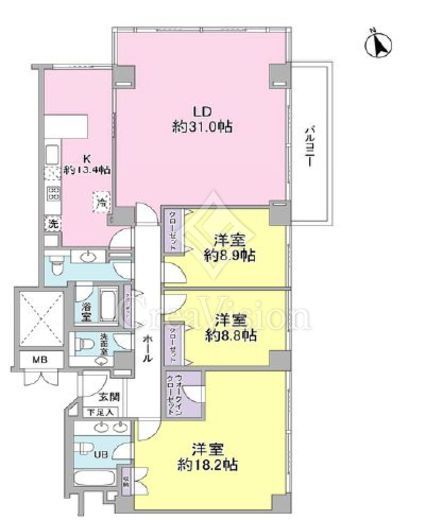 麻布マナー 間取り図