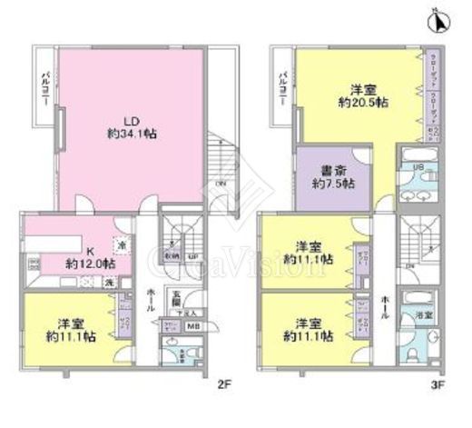 麻布マナー 間取り図