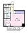 ベルファース麻布十番 間取り 1K