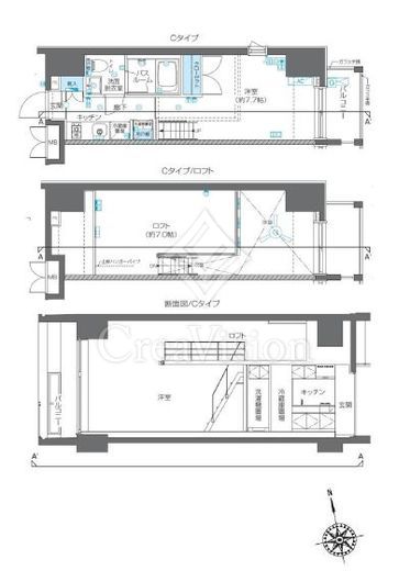 ZOOM六本木 間取り　画像