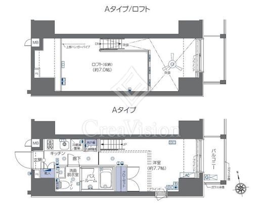 ZOOM六本木 間取り　写真