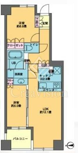 カスタリア東日本橋 間取り図