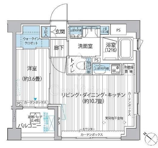 シティカレント目黒学芸大学 間取り