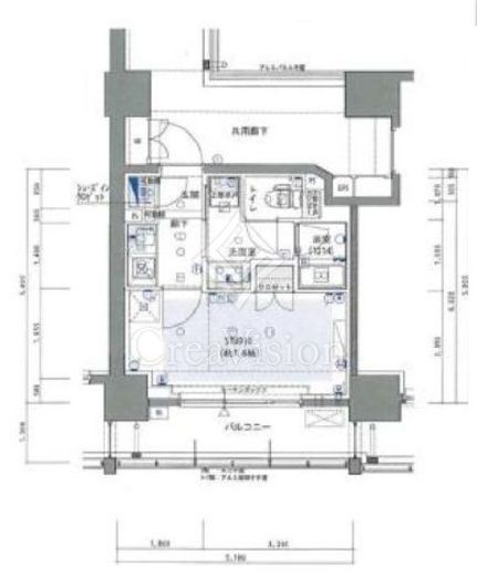 リビオレゾン清澄庭園 間取り図