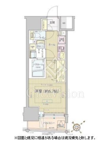 レビスタ白金高輪 間取り図