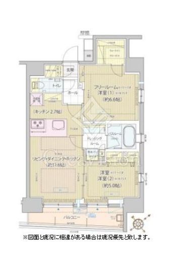 レビスタ白金高輪 間取り図