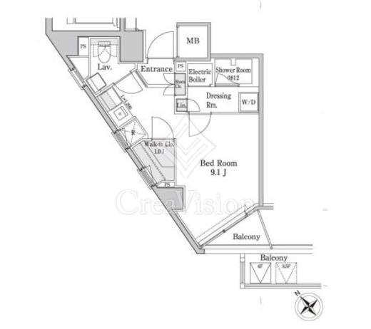 FULL HOUSE MONZENNAKACHO (フルハウス門前仲町) 間取り図