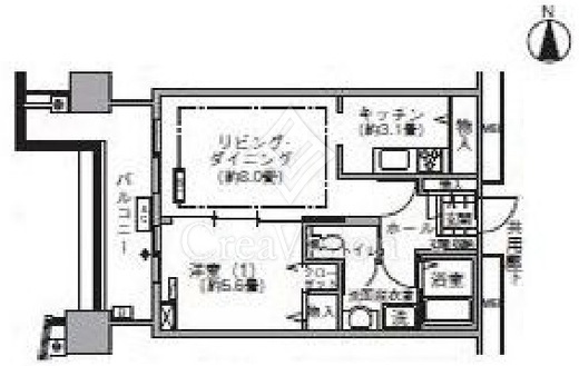 河田町ガーデン 間取り