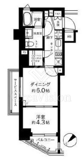 パークリュクス渋谷西原 間取り