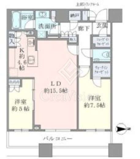 ブリリアタワーズ目黒 間取り図