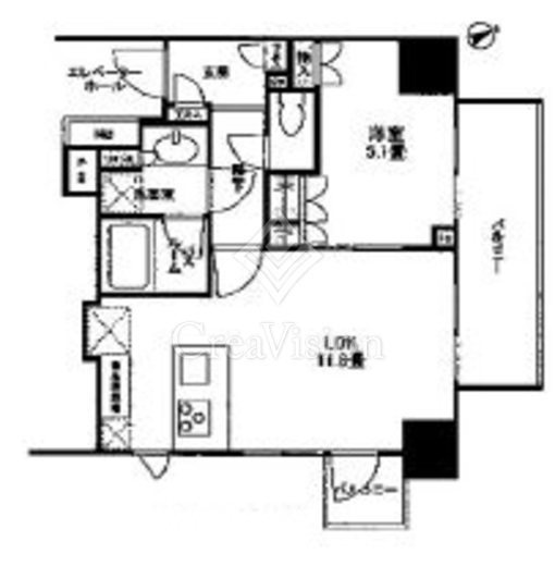 オープンレジデンシア目黒平町 間取り図