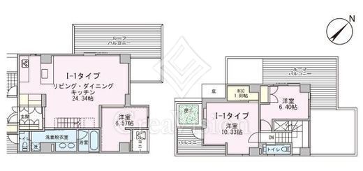 アーバンパーク代々木 3LDK　間取り図