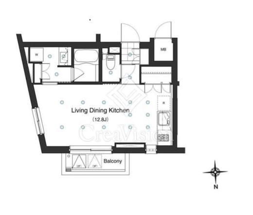 アパートメンツ駒沢大学 間取り図