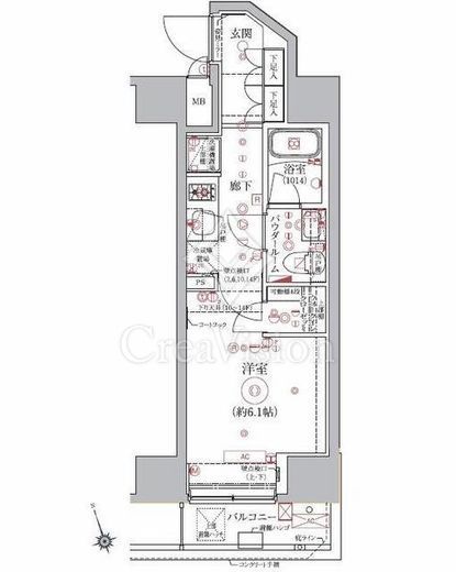 アルテシモピトレ 間取り図