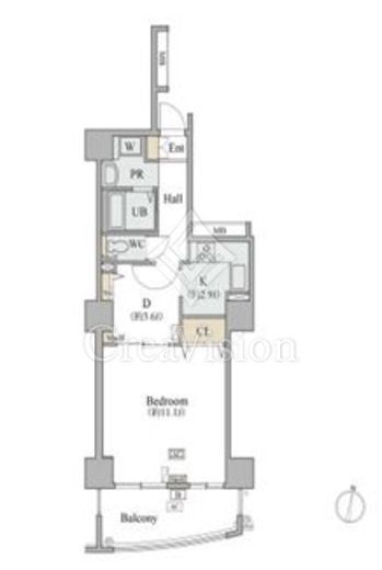 コラム神泉 間取り図