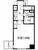 S-RESIDENCE日本橋浜町 (エスレジデンス日本橋浜町) 1K 間取り