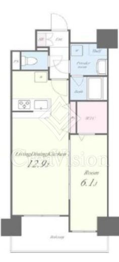 パークフラッツ日本橋馬喰町 間取り図