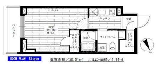 グランドコンシェルジュ六本木 間取り図