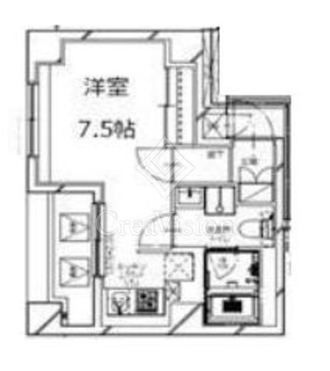 S-RESIDENCE月島 (エスレジデンス月島) 間取り図