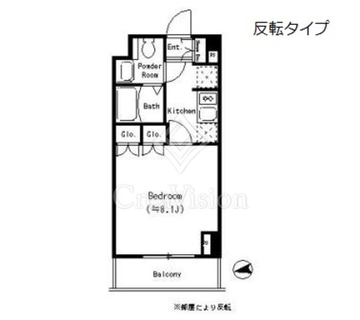 パークキューブ四谷三丁目 間取り図