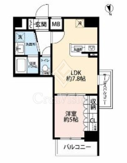 プレール・ドゥーク蔵前2 間取り図