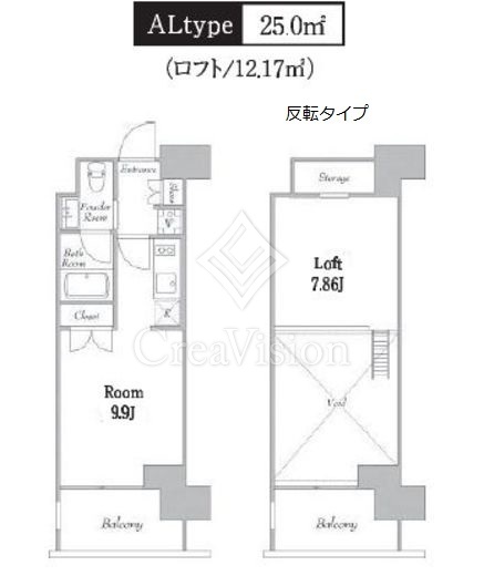 カナルフロント芝浦 間取り図